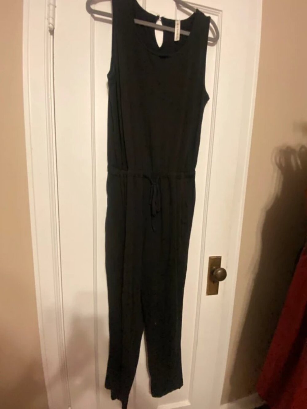 Womens size large vanilla bay jumpsuit black